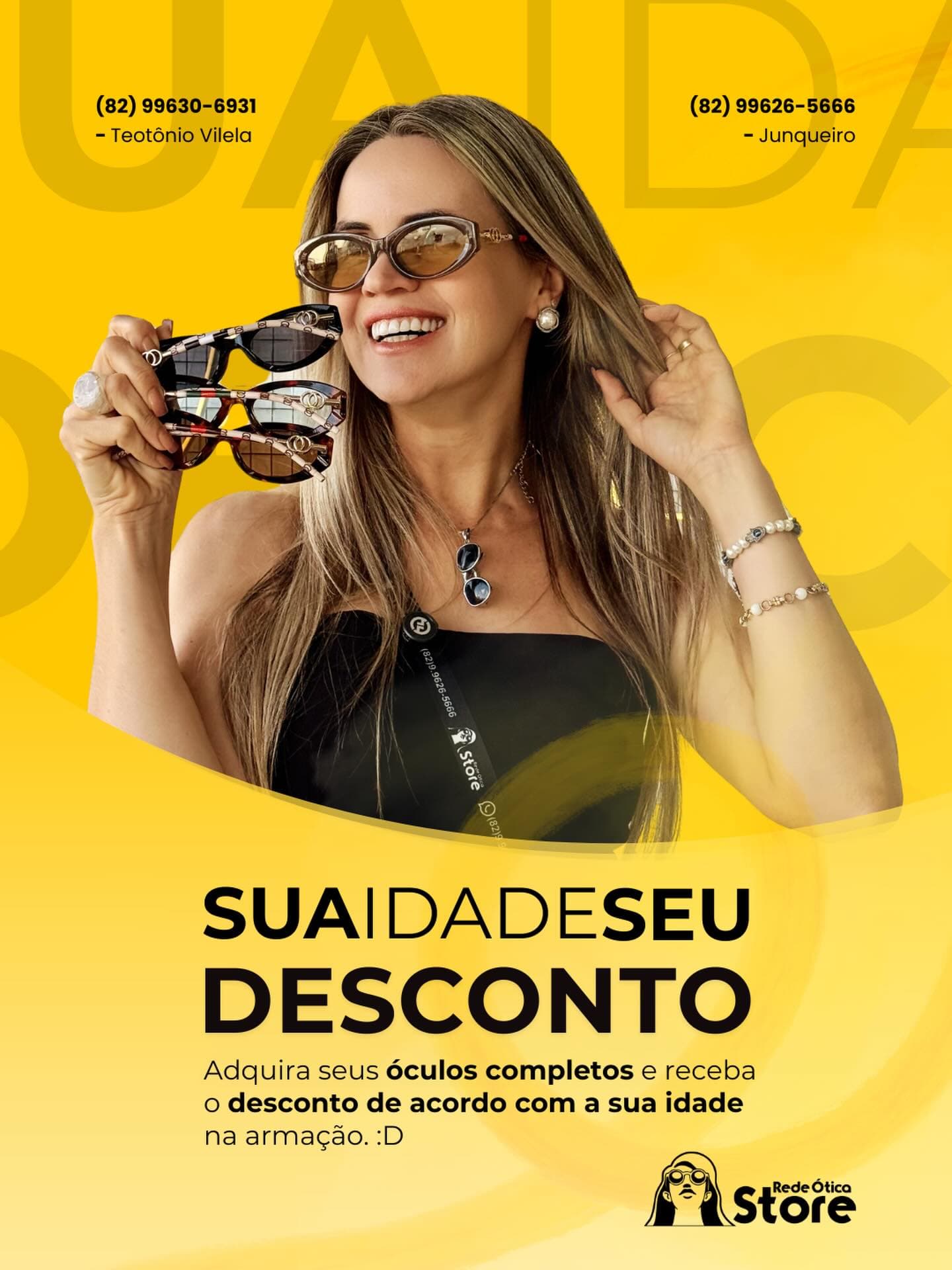 SUA IDADE, SEU DESCONTO